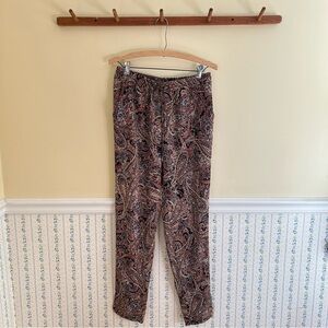 Only Patterned Fabric Trouser Pants